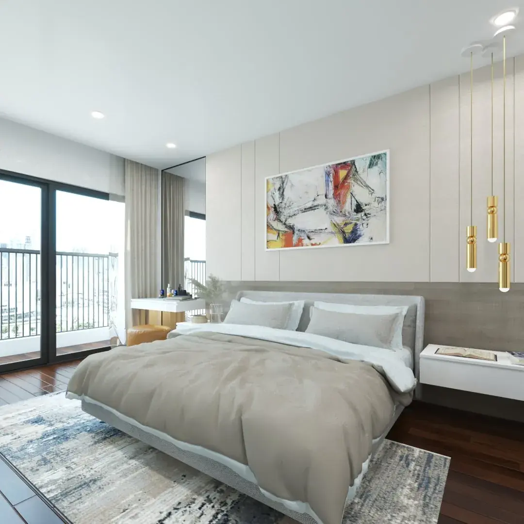 Interior Bedroom Scene