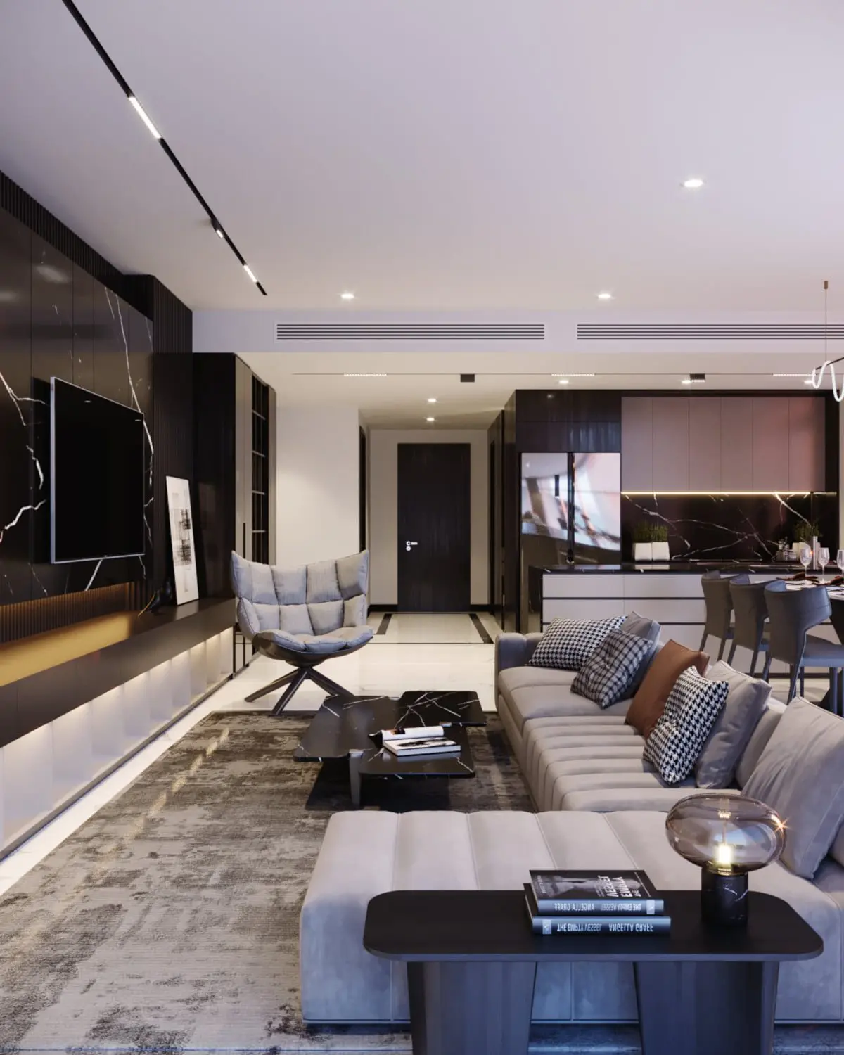 Apartment Interior — preview 1, by DH Trong (3dzip)