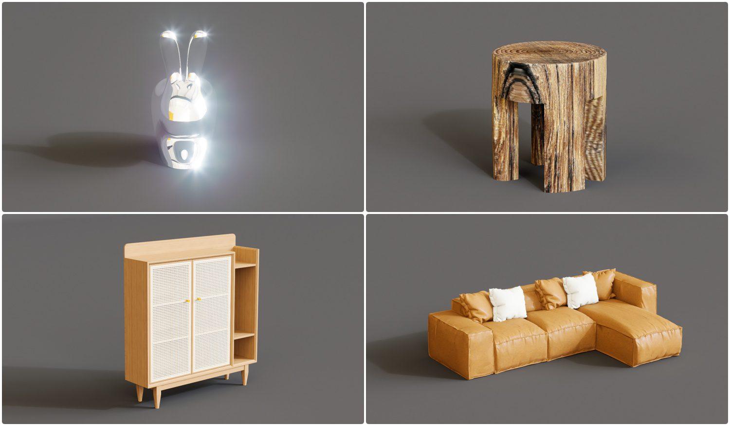Furniture in Wabi Sabi Style