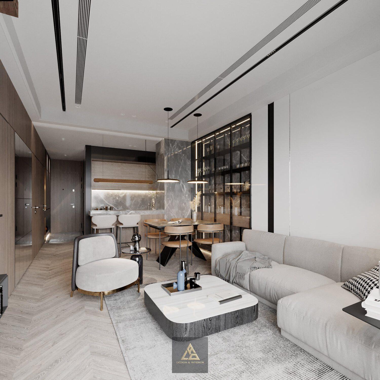 Interior Scene Model Livingroom 595