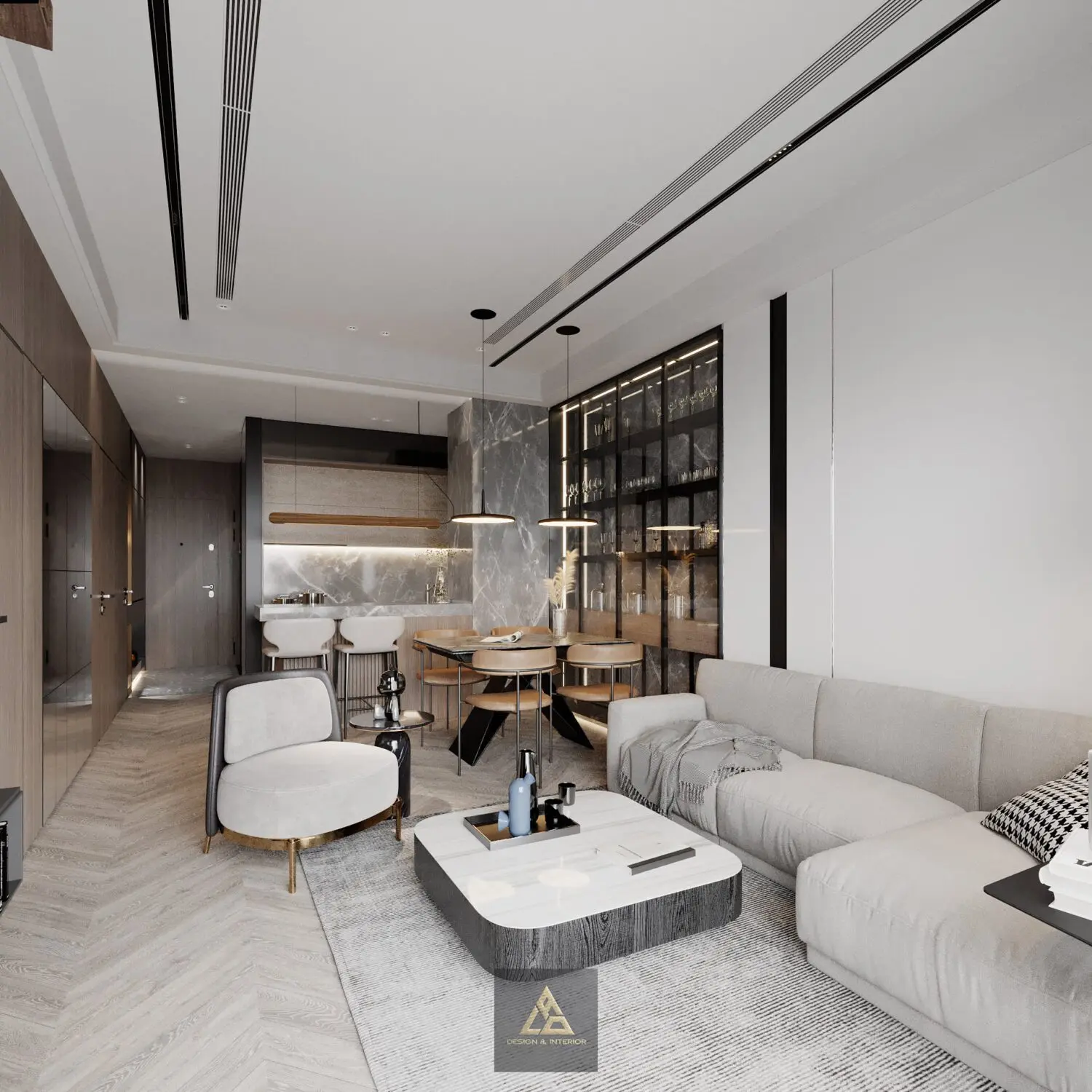 Interior Scene Model Livingroom 595 — preview 1, by Duc Dung (3dzip, CC0)