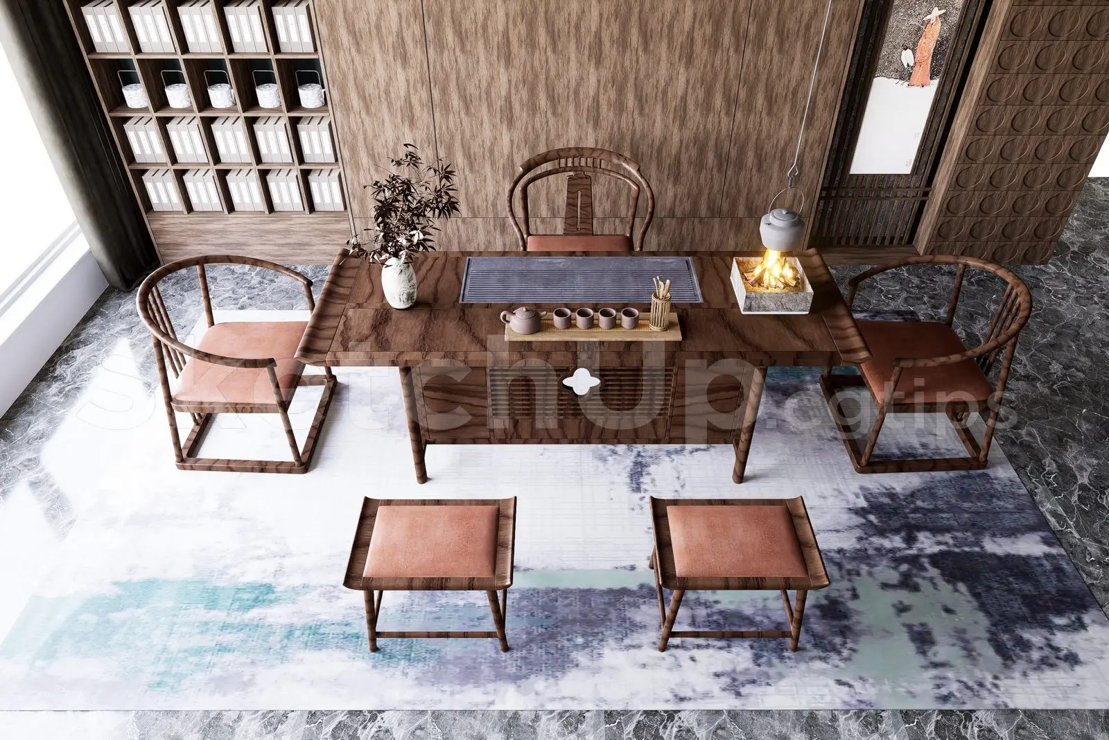 Tea Room Interior