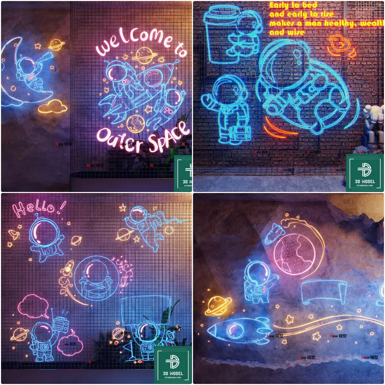 LED Neon light set part 4