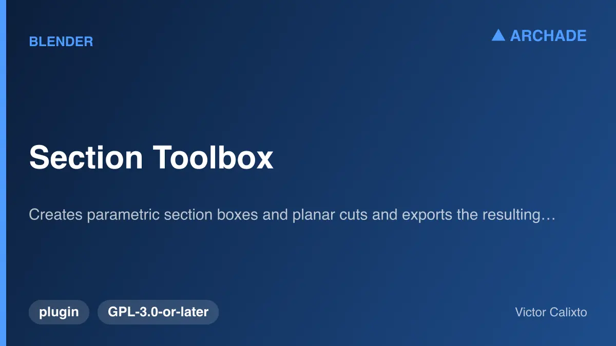 Section Toolbox