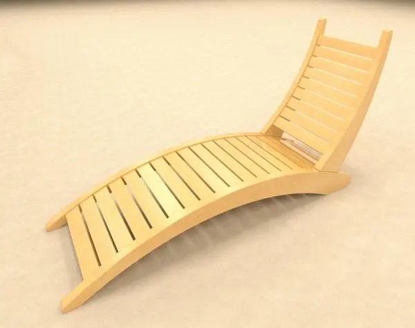 Lounge Chair — preview 1, by kojake (RevitCity, CC0)