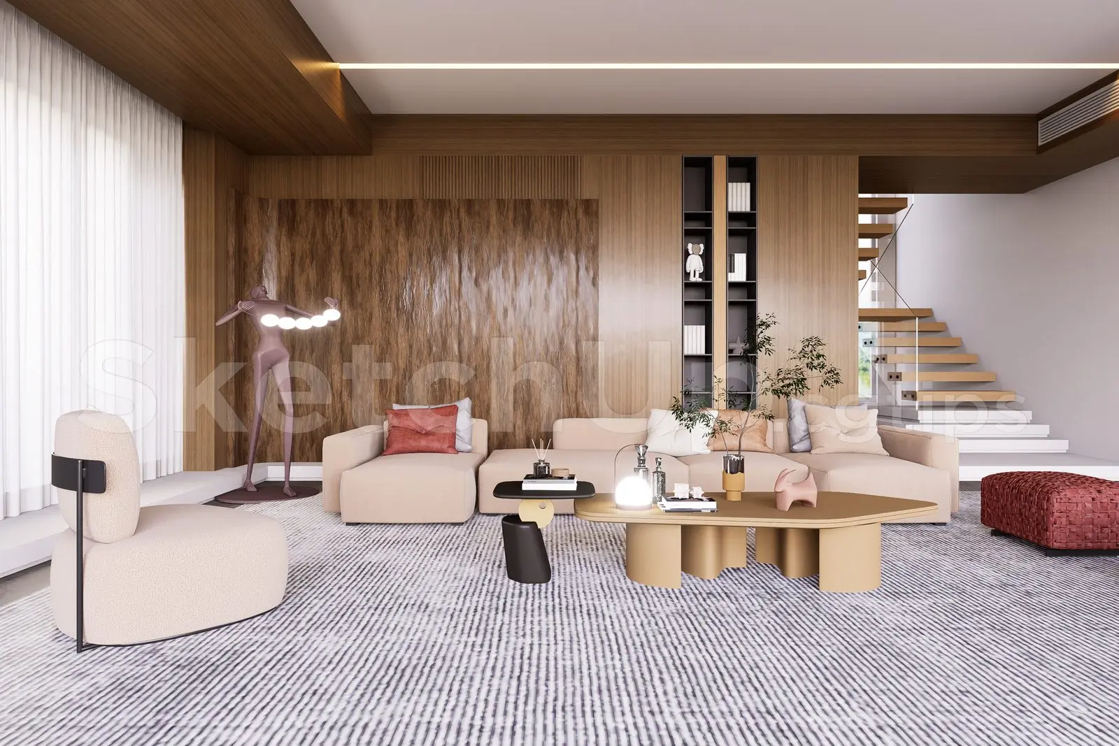 Living Room Interior — preview 1 (cgtips, CC0)