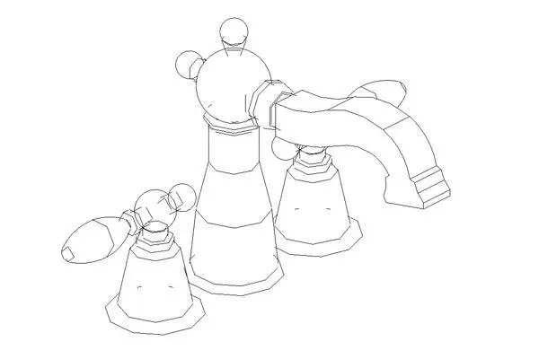 Delta Victorian Lavatory Faucet 4555