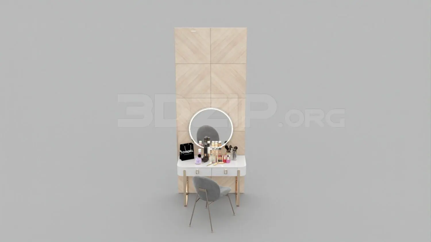 Dressing Table — preview 1 (3dzip, CC0)