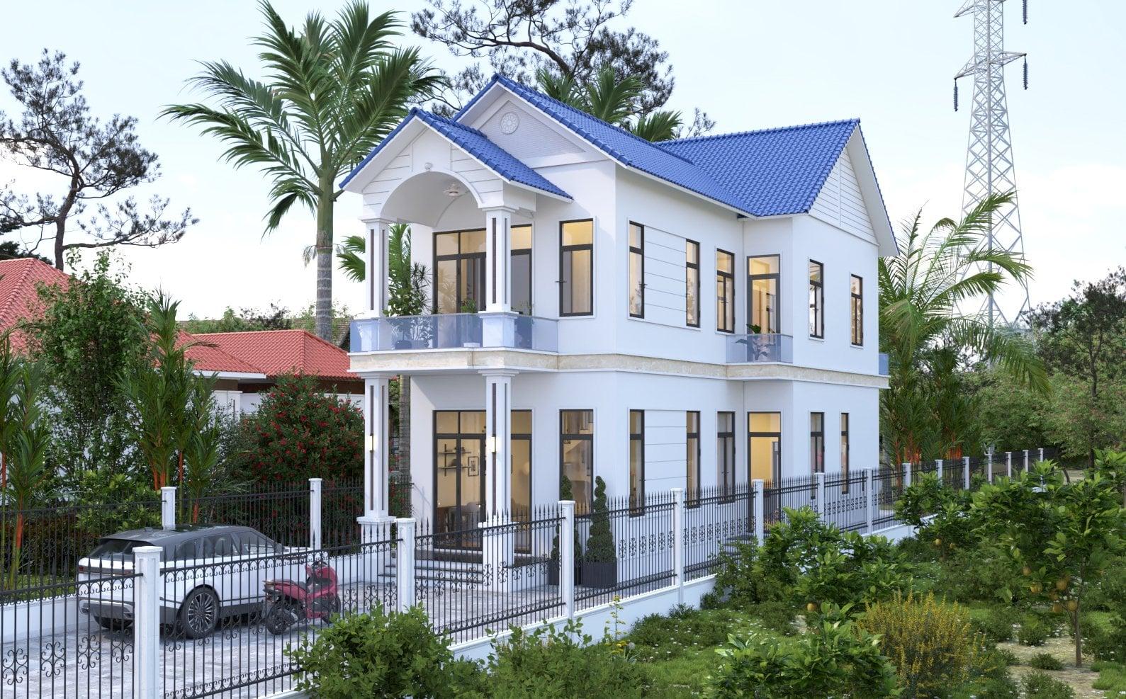 Exterior Villa Scene