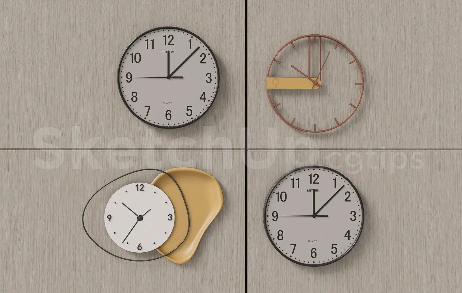 Modern Minimalist Wall Clock