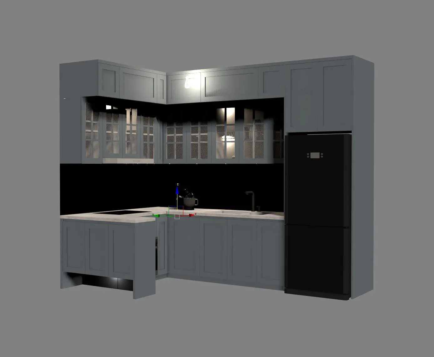 Kitchen — preview 1, by Huy Vuong (3dzip)