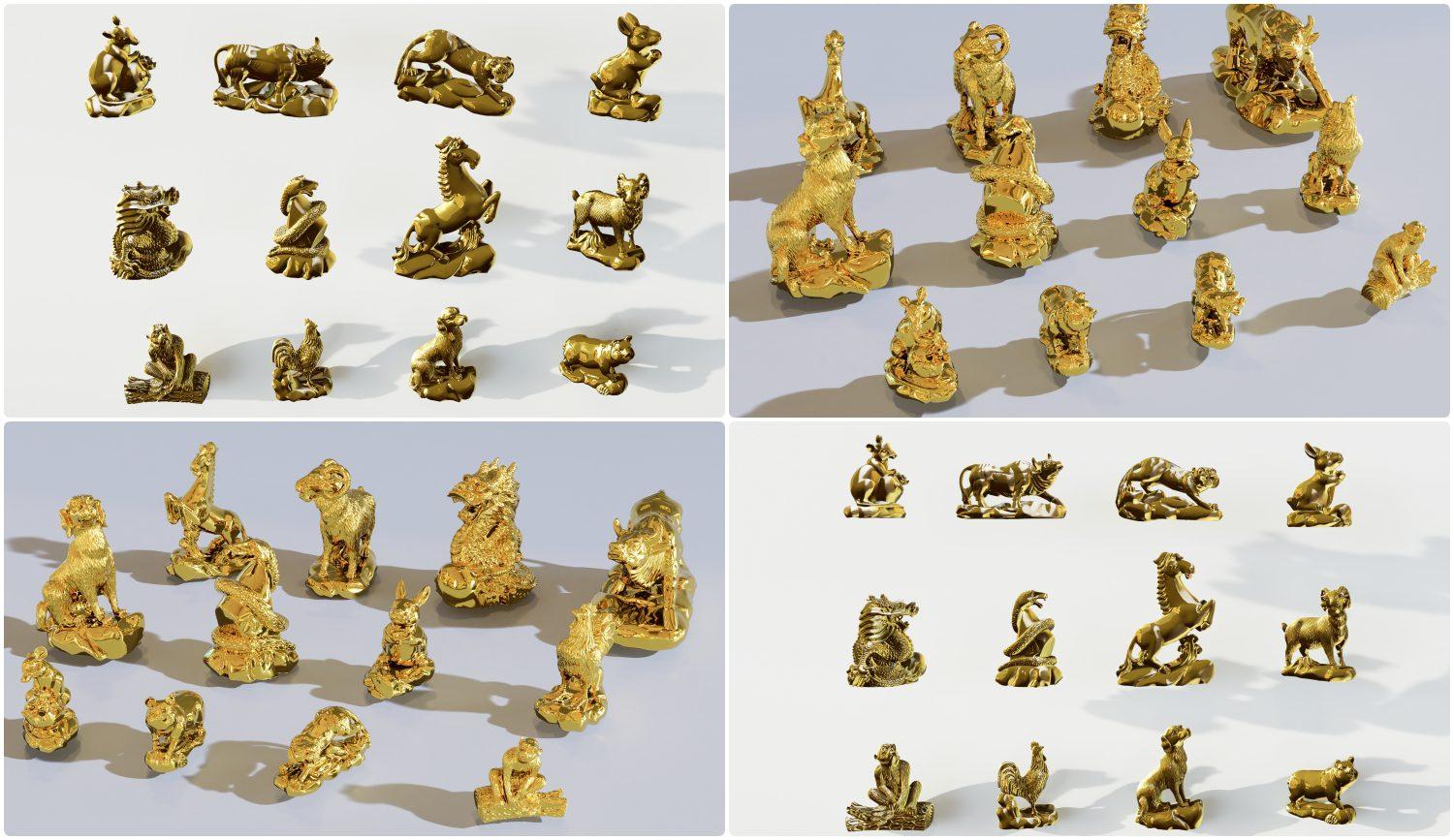 12 Chinese Zodiacs