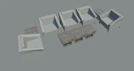 Lounge Chair Arrangement With Tables