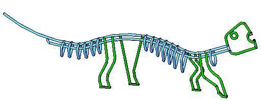 Museum Dino Sculpture