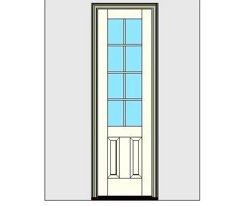 Kolbe Ultra Series Inswing Entrance Door 1-Wide 2-Panel Standard Sill Units