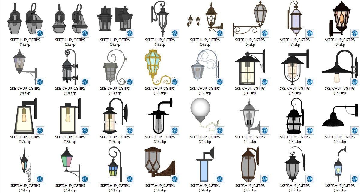 Wall Light — preview 1 (cgtips)