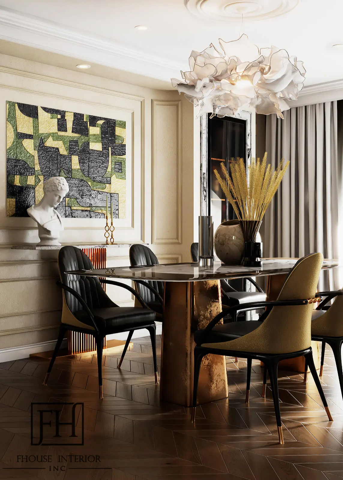 Interior Diningroom Scene
