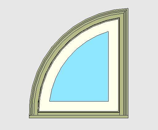 Kolbe Ultra Series Casement Quarter-Circle Sash Set Units