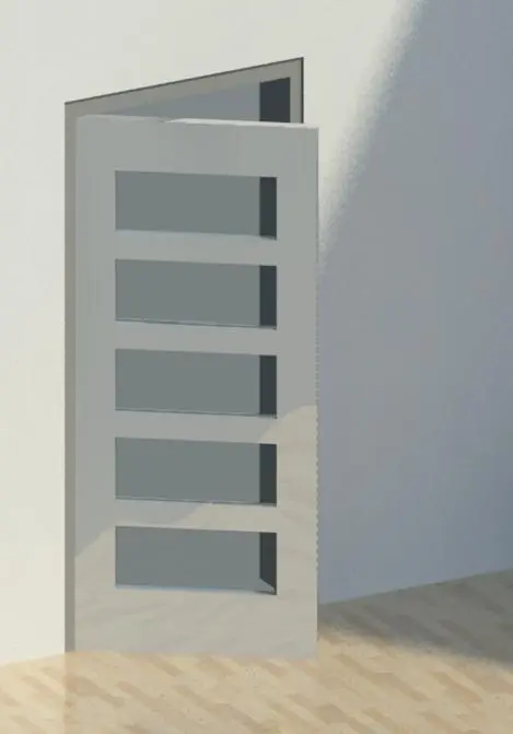 Parametric 5 pane door — preview 1, by Andi42515 (RevitCity, CC0)