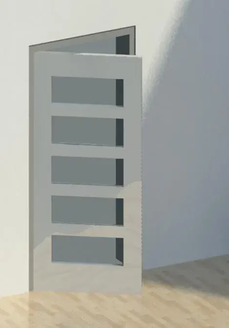 Parametric 5 pane door
