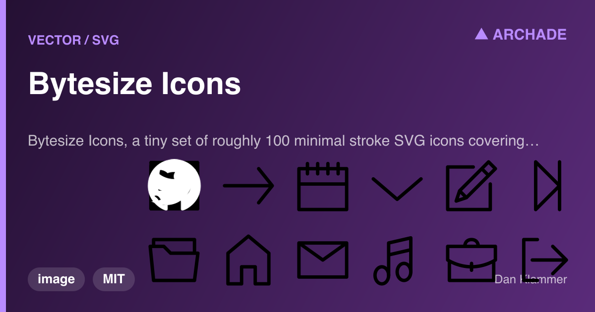 Bytesize Icons