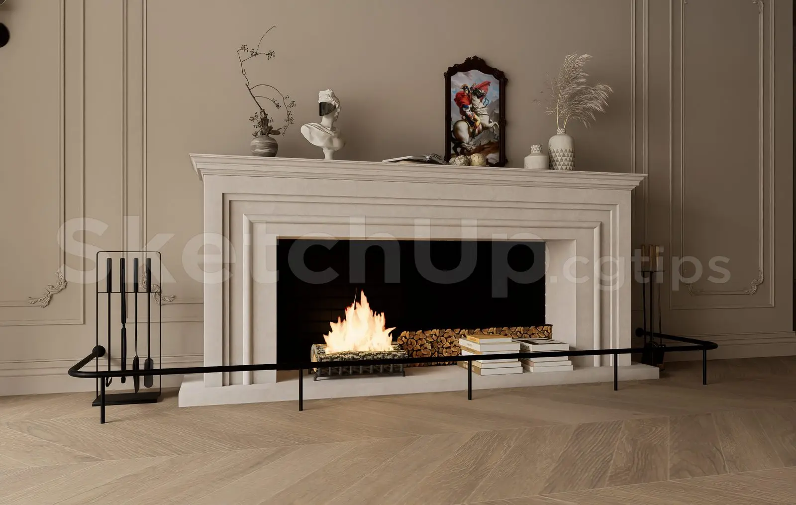 Fireplace — preview 1 (cgtips)