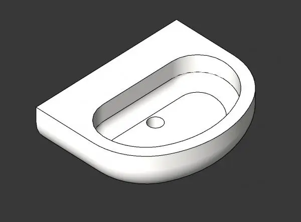Sink 3d Wall based