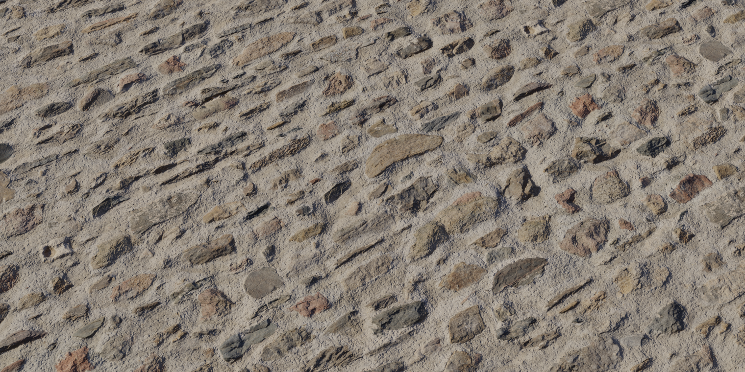 Plaster Stone Wall 2