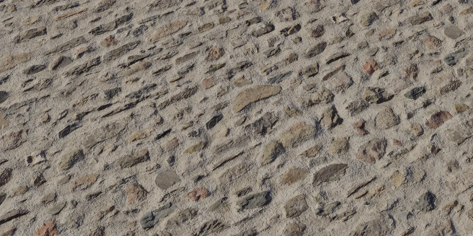 Plaster Stone Wall 2