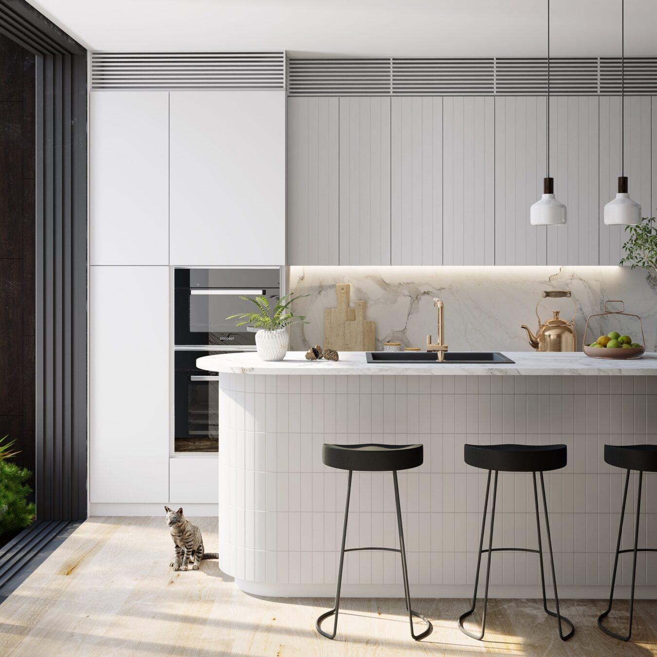 Kitchen Room Model Interior