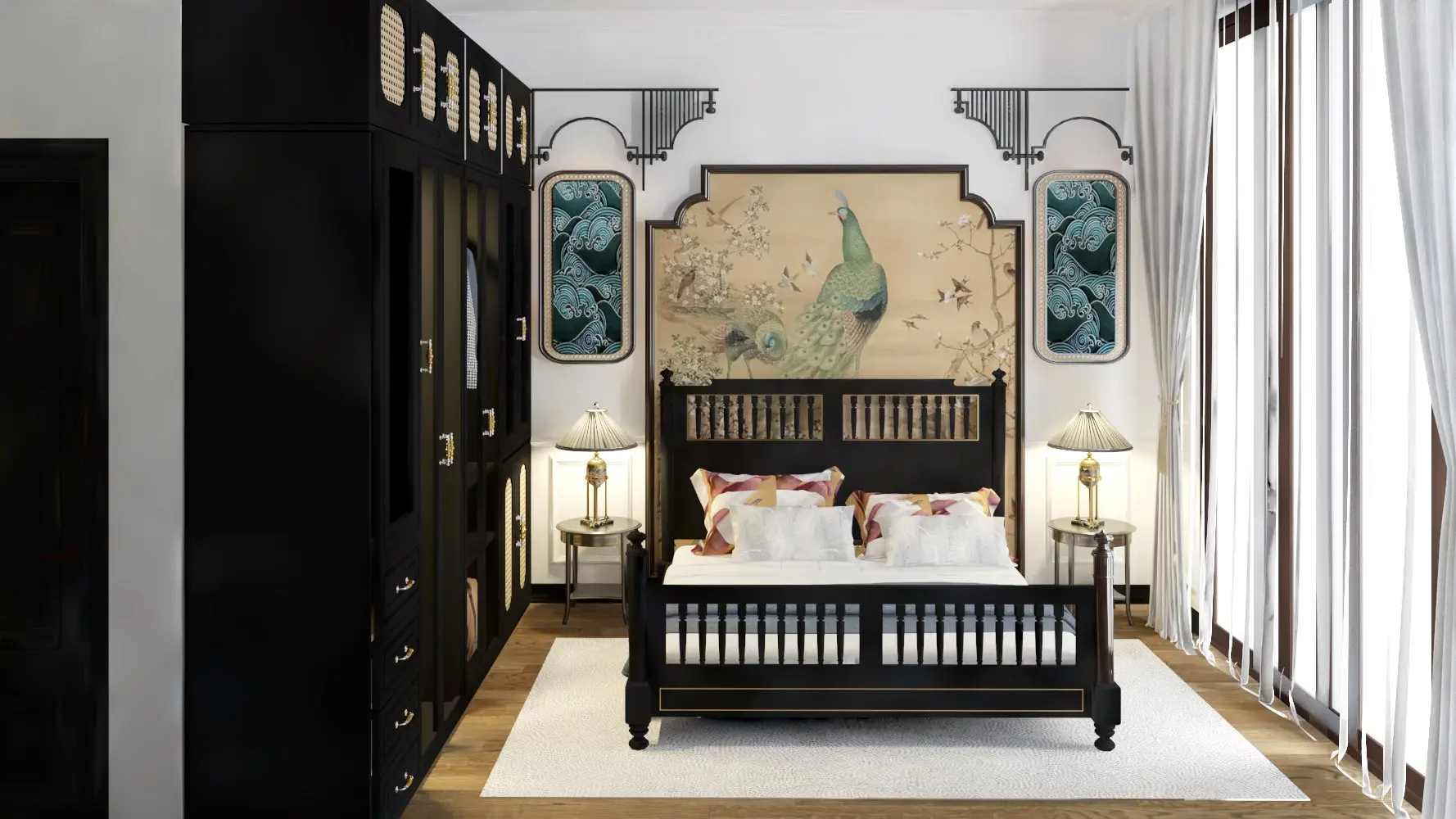 Interior Bedroom Scene