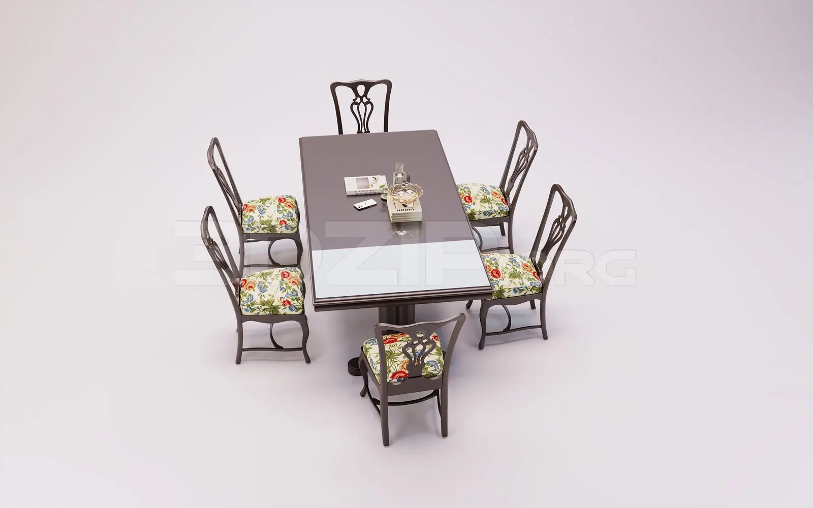 Dining Table And Chair — preview 1 (3dzip)