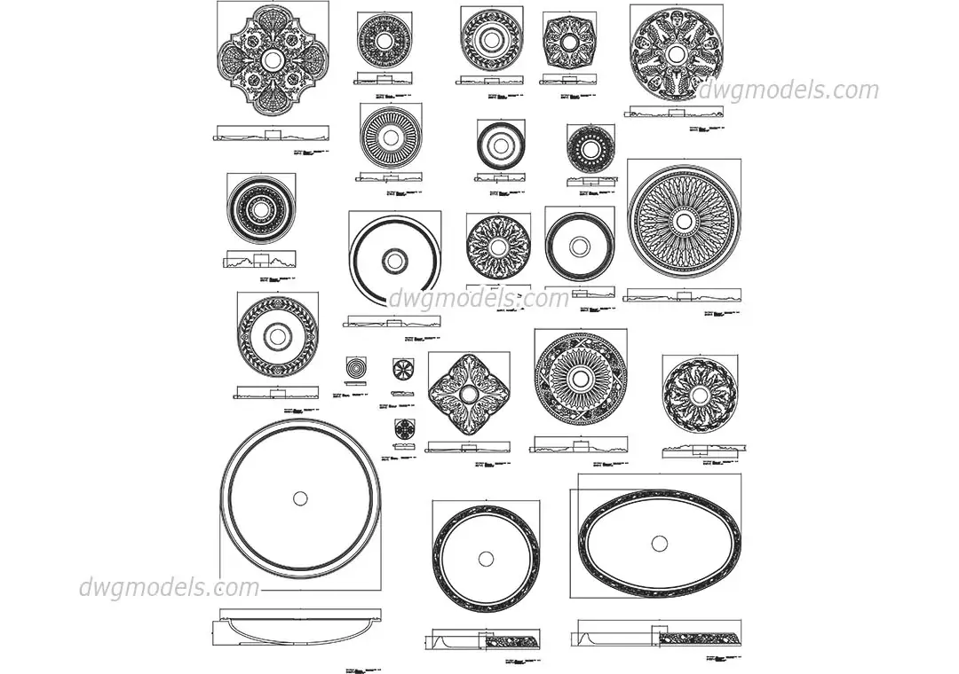 Architectural Rosettes