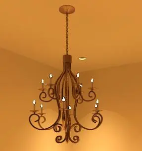 Bronze Chandelier