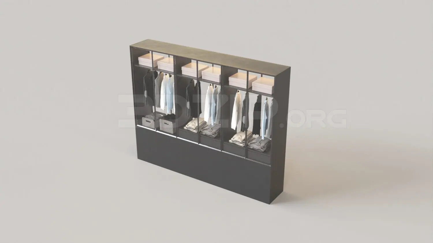 Wardrobe — preview 1 (3dzip, CC0)