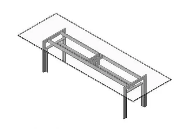 Doge Table - Carlo Scarpa — preview 1, by Giuseppe Dotto (RevitCity, CC0)