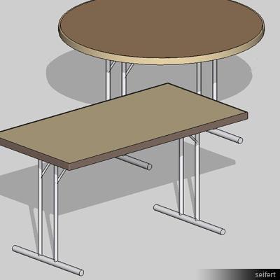 Parametric Table - square or circular