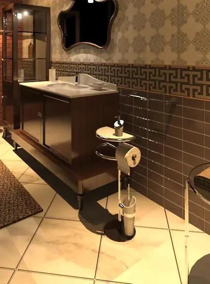 Piantana per bagno