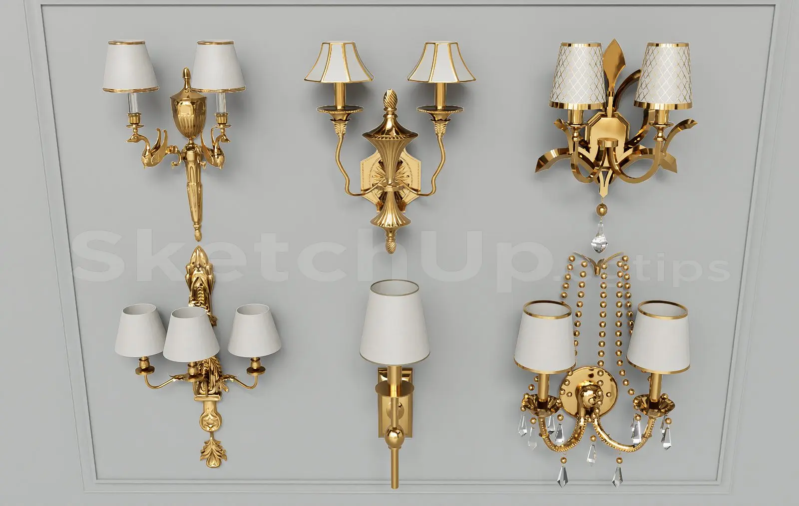 Wall Light — preview 1 (cgtips)