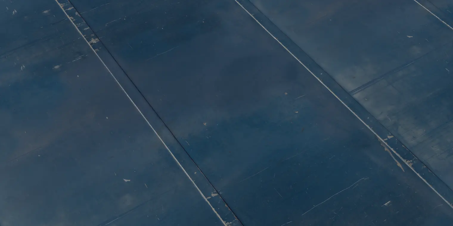 Blue Metal Plate