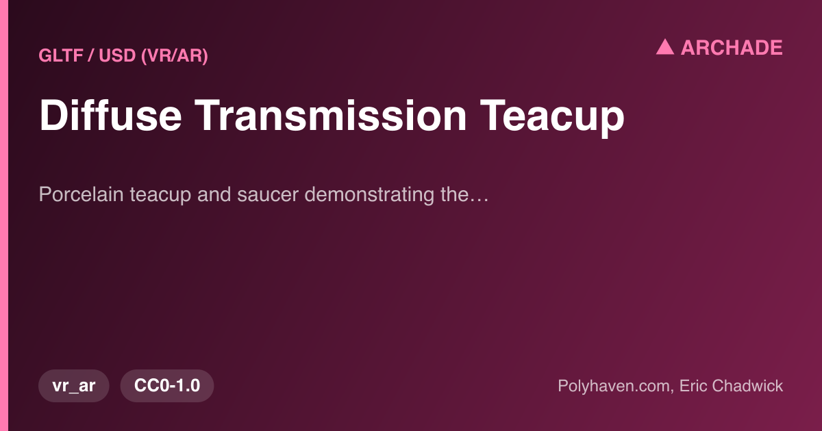 Diffuse Transmission Teacup