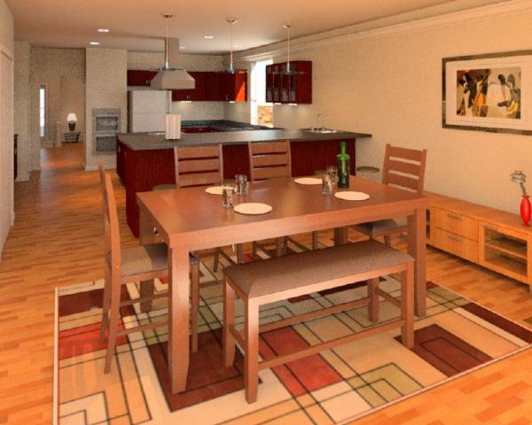 Wood Dining Room Set