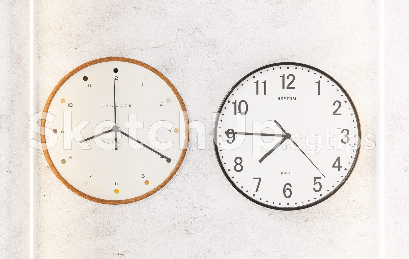 Wall Clock Model — preview 1 (cgtips)