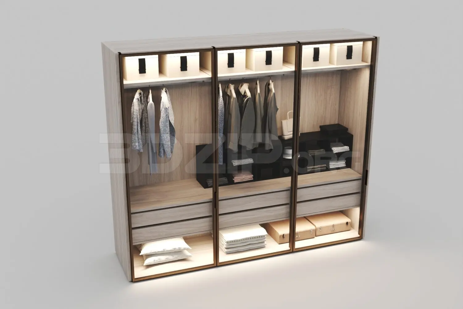 Wardrobe — preview 1, by Huy Hieu Lee (3dzip, CC0)