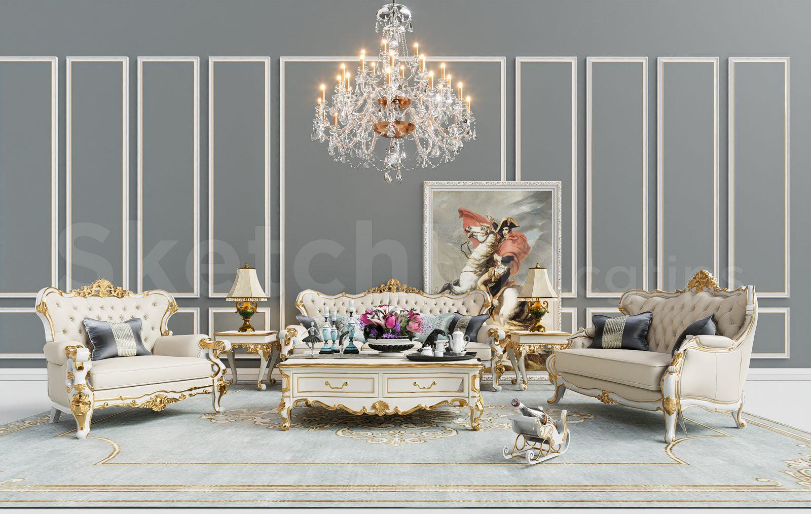 Neoclassical Sofa