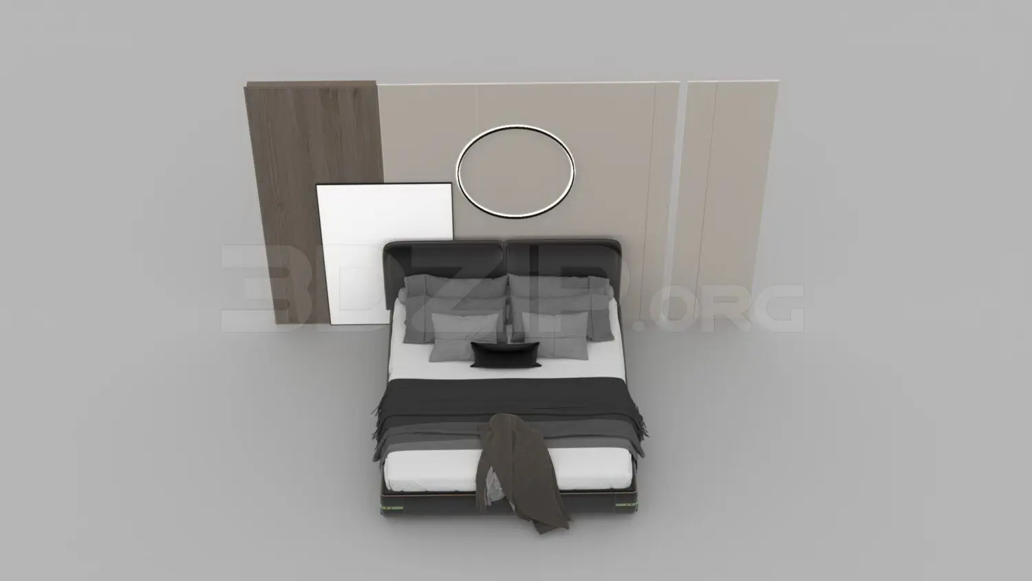 Bed — preview 1, by Se Arc (3dzip, CC0)