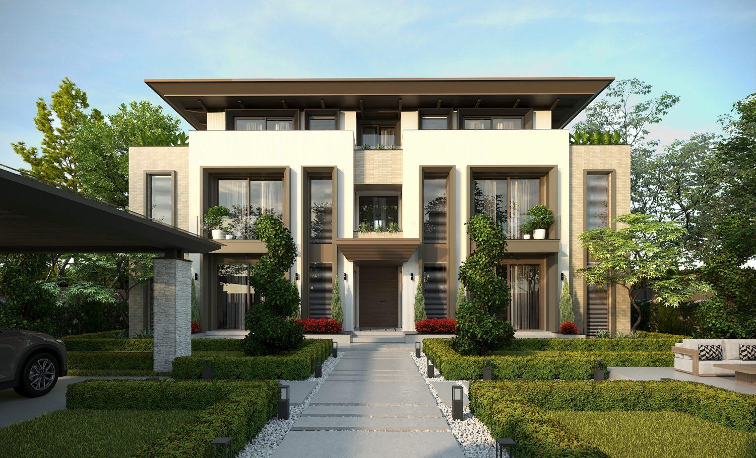 House Exterior — preview 1, by Quang Linh (3dzip)