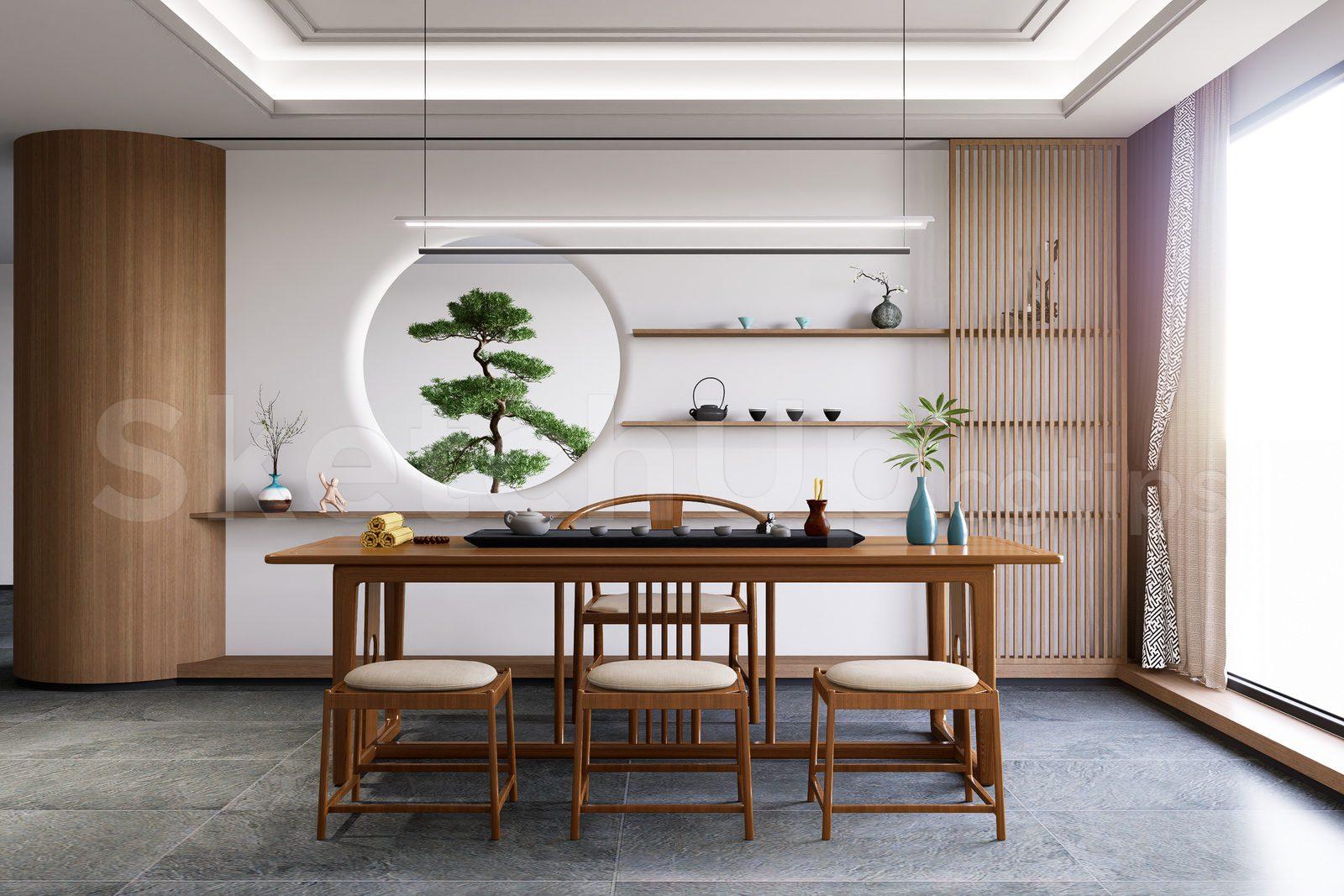 Tea Room Interior