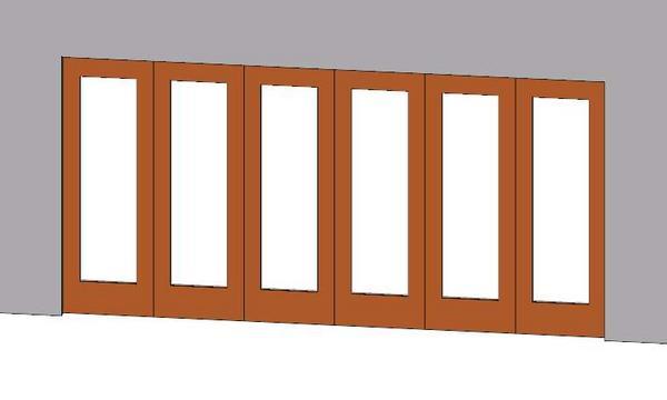 6 Panel Multi Door