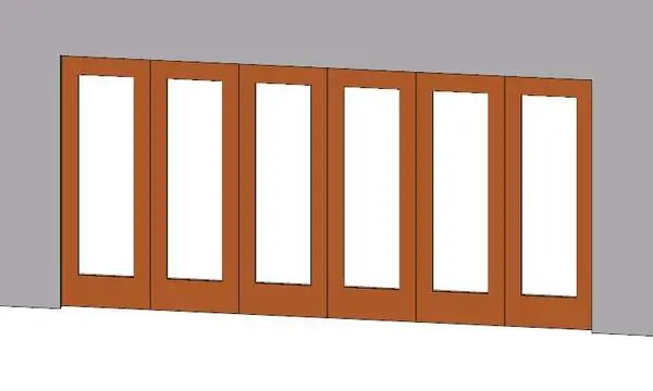 6 Panel Multi Door
